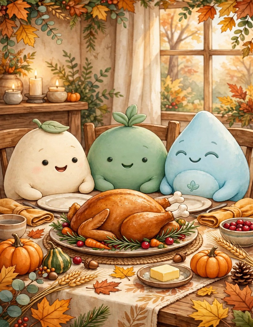 Pebble and Friends Thanksgiving coloring pack cover